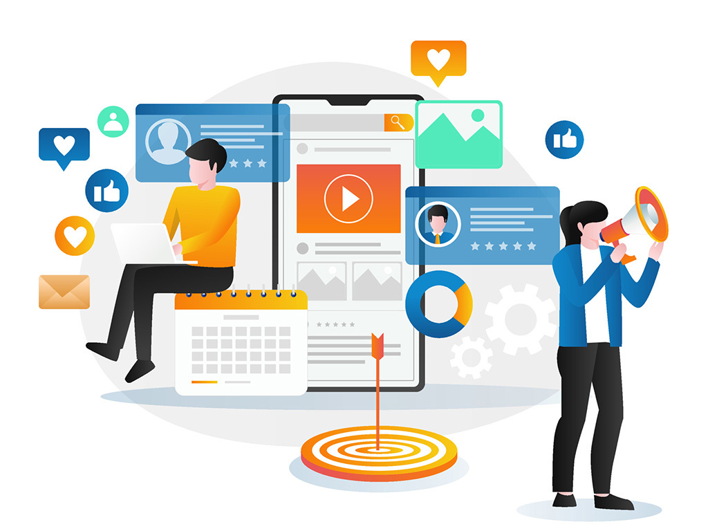 Calendar and planning tools for consistent social media posting
