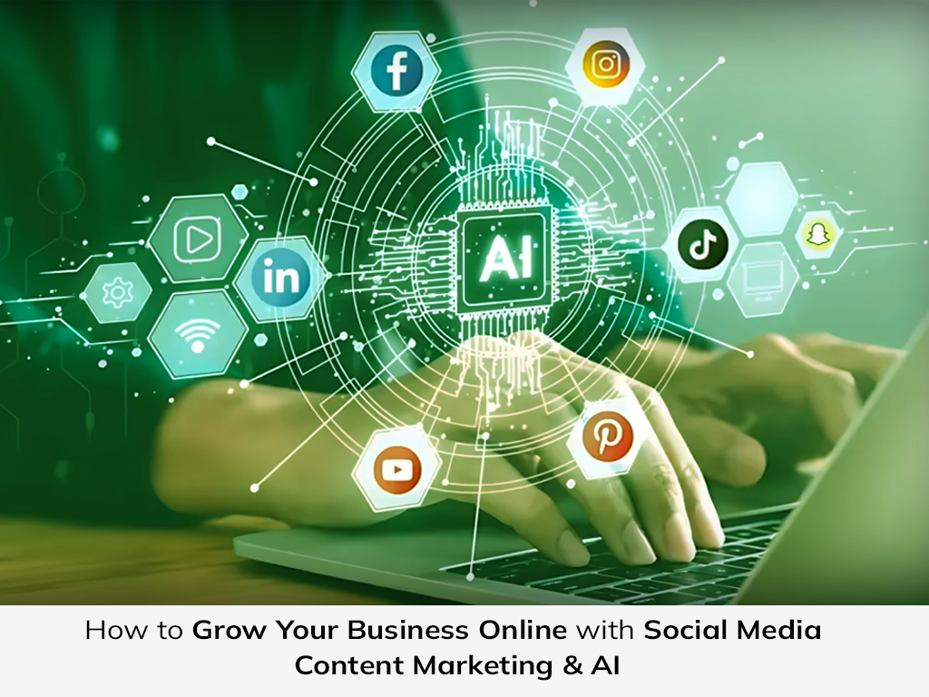 How to Grow Your Business Online with Social Media Content Marketing and AI