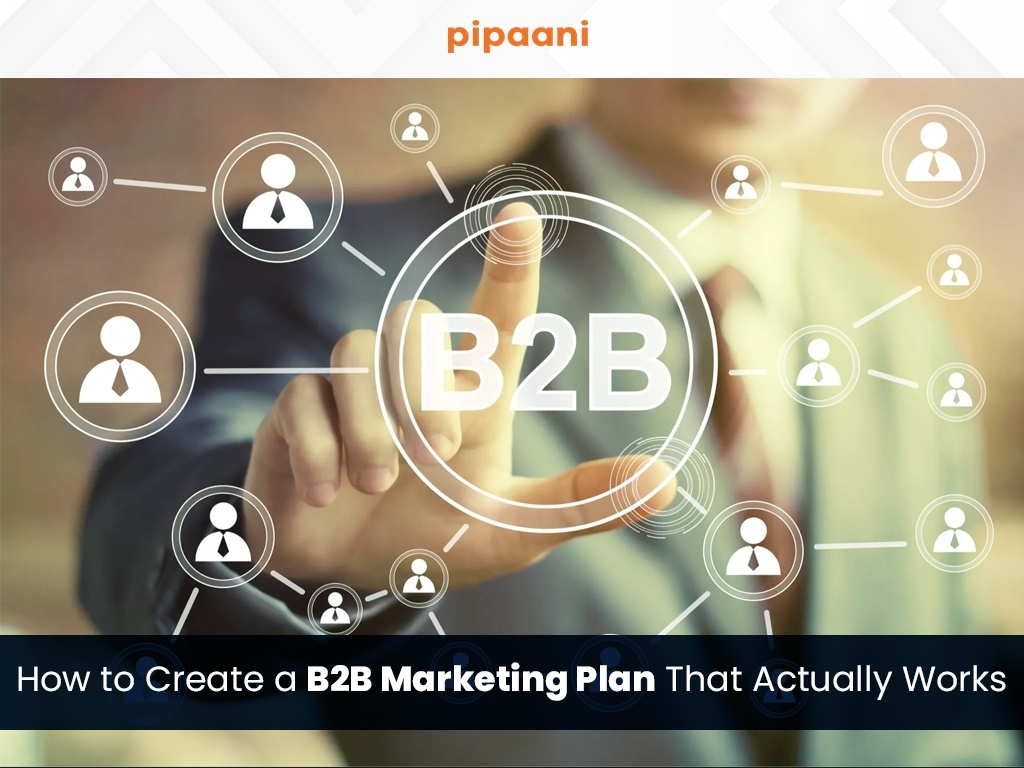 How to Create a B2B Marketing Plan That Actually Works infographic