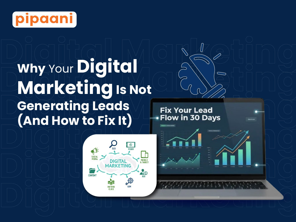 why digital marketing is not generating leads and how to fix lead generation strategy for better conversions