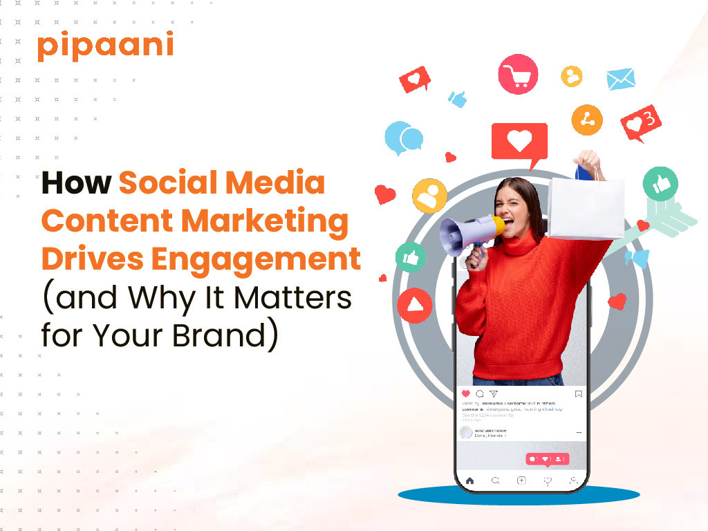 Social media content marketing strategy driving engagement and brand growth