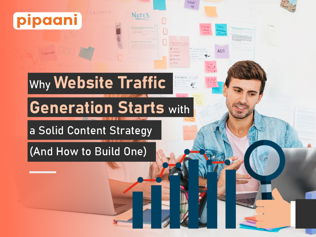 Website traffic generation through a solid content strategy for sustainable online growth